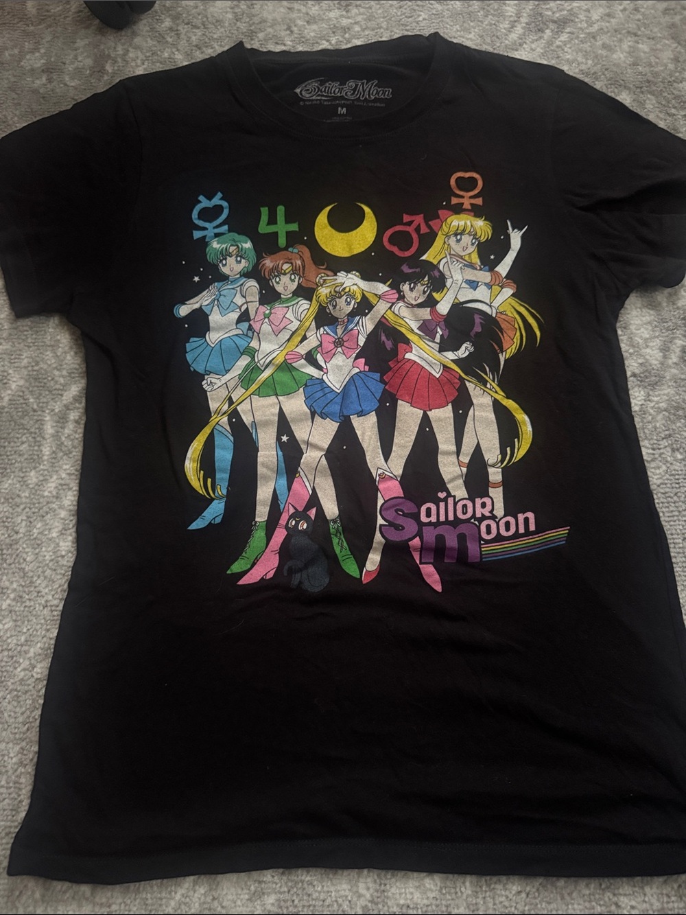 Sailor Moon Women’s Black Graphic Tee